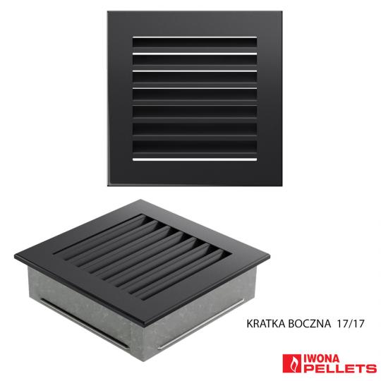 Built-in grid (large 170x170 anthracite square with slats)