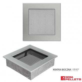 Air recirculation grille (170x170 model with anthracite interlocking, fine sieve)
