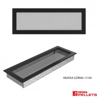 Black integrated fine screen grille set 1