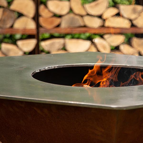 Original traditional wok pan – Ecological corten garden barbecues – Iwona  Pellets